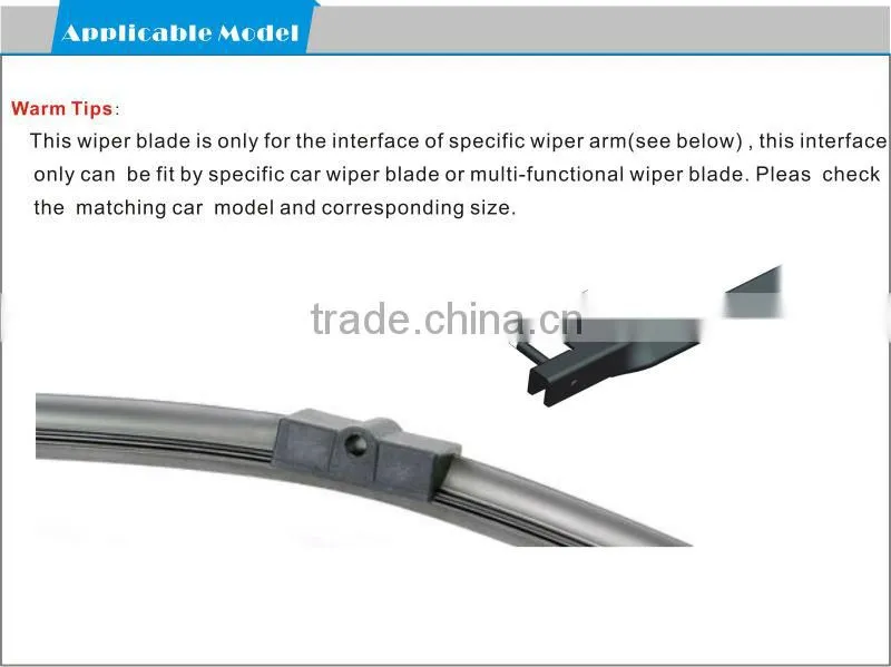 auto parts wiper blade chatter-free and no-noise