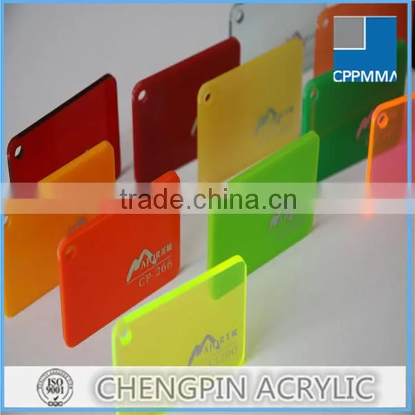 color perspex acrylic board