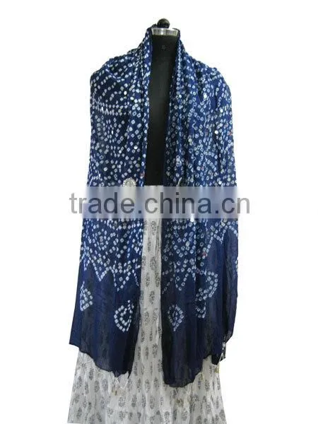 handmade rajasthani tie dye fashion stole dupatta wholesale lot
