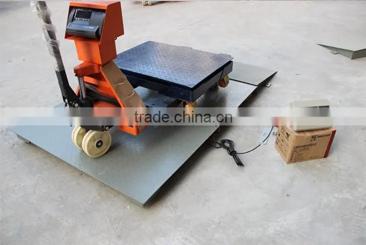 Electronic Digital Weighing Moblie Floor Scale