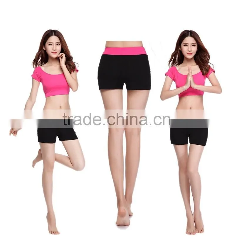 Custom Modal Fitness Yoga Shorts, Women Yoga Wear Wholesale