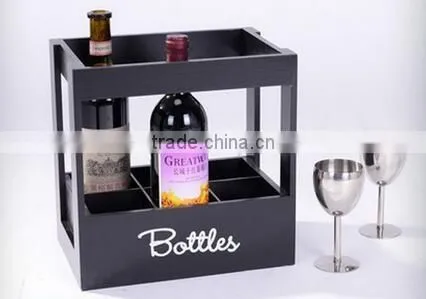 Custom New Design Wine Crate Wooden Box