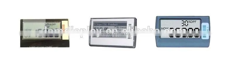 custom segment supermarket price tag lcd display
