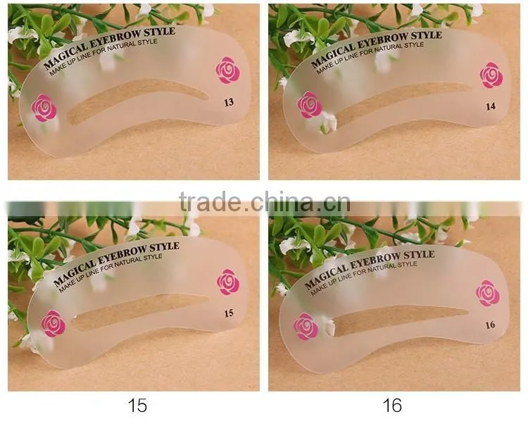 2016 magical makeup tool 24 kinds eyebrow shaping tool
