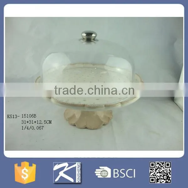 Ceramic Stoneware Kitchenware Cake Plates