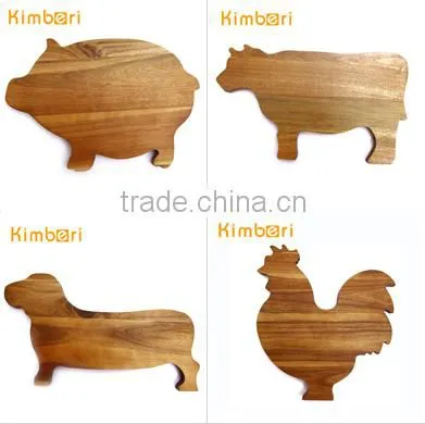 Pass FDA, LFGB, SGS cute dog shaped FDA, LFGB, SGS chopping board