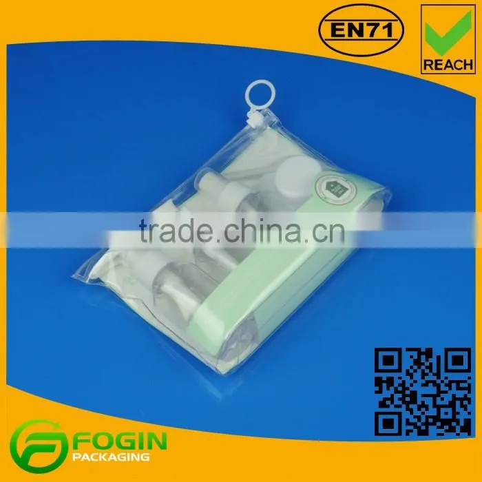 Promotional Cheap Transparent EVA /PVC Cosmetic Bags Set