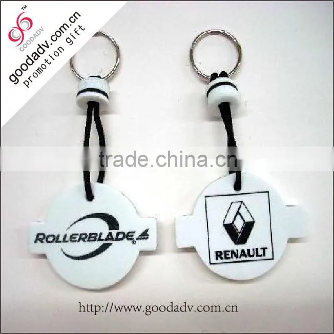 Promotional customize logo EVA high quality keychain making supplies