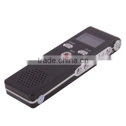 Professional 8GB LCD Digital Voice Recorder with VOR MP3 Player