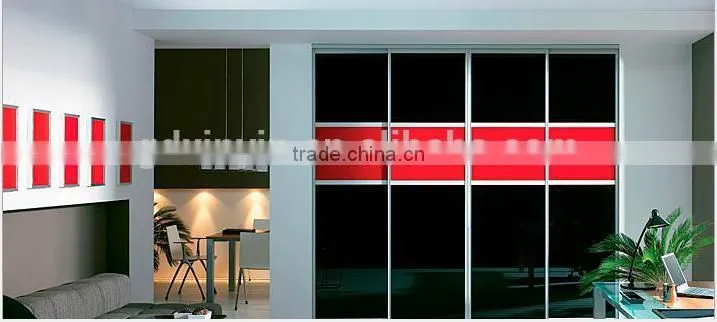 High quality aluminum wardrobe sliding door profile for Poland market