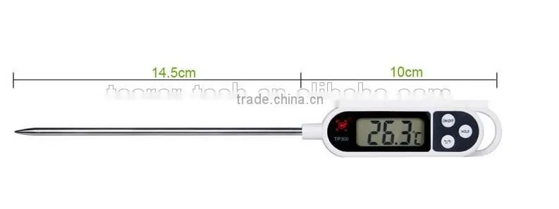 Waterproof digital food thermometer probe temperature meat thermometer TL-FT02