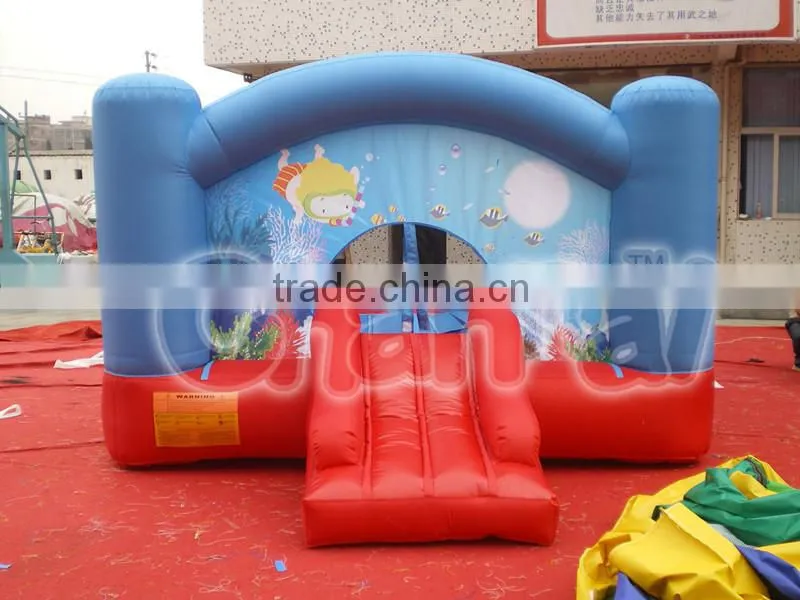 Home use Oxford nylon inflatable jumping house moonwalk bouncer for sale