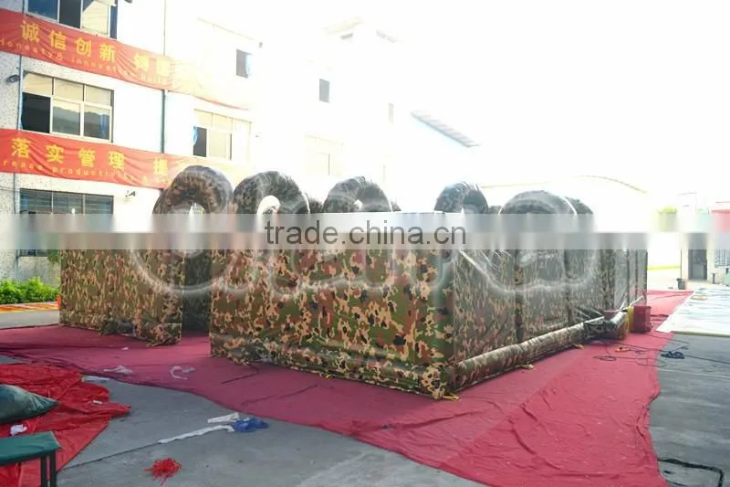 Giant laser tag inflatable laser maze military maze for sale