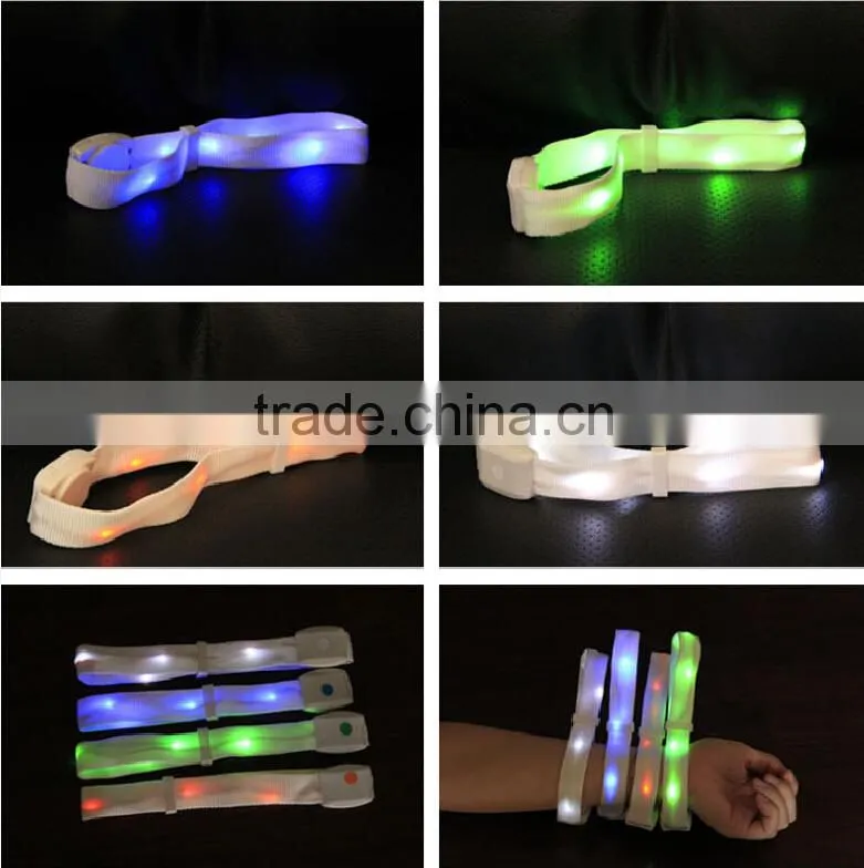 Radio controlled LED wristbands for concerts and live events