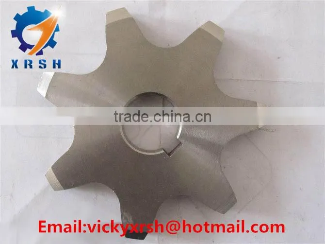 Double pitch stainless steel chain and sprocket 25.4*7T