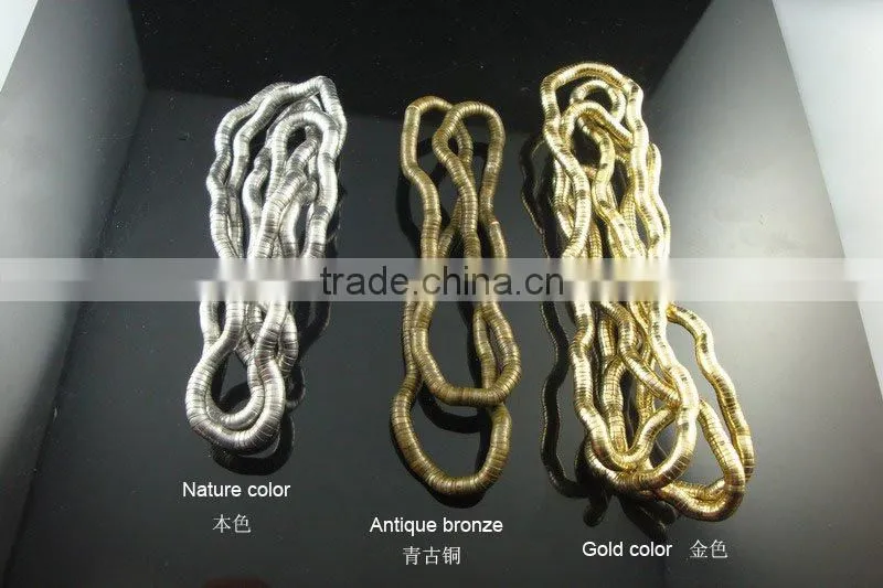 stainless steel bendable snake neckace