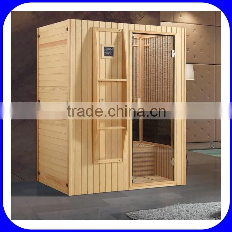 Canadian red cedar wood sauna room demo