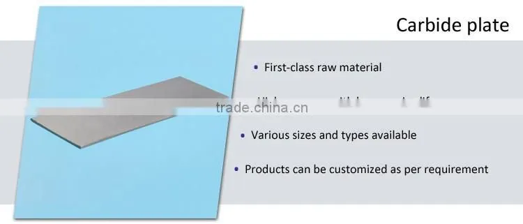 Zhuzhou Tungsten Carbide Draw Plate Blank Plates For Cutting