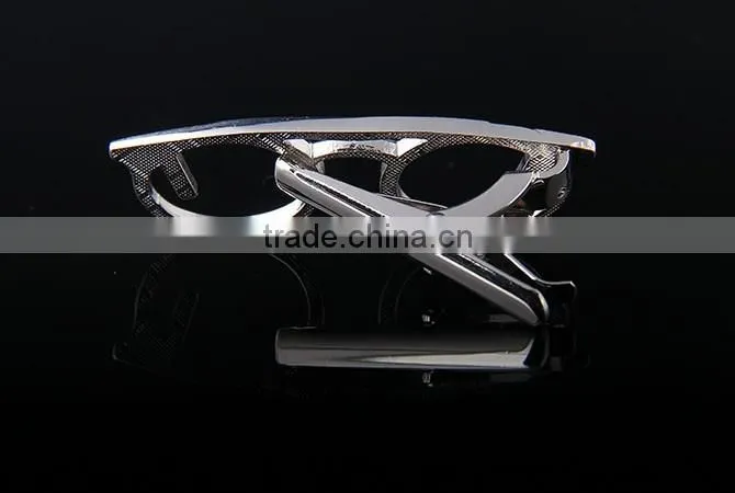 Wholesale rose gold glasses tie clip