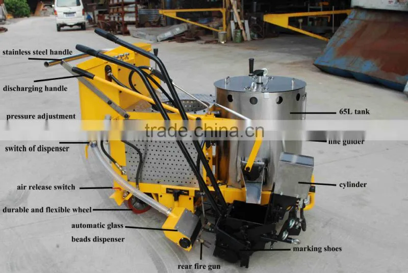 Newest Fashioned Thermoplastic Vibrating Road Making Machine