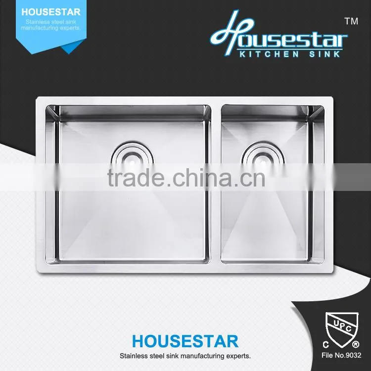 Modern Kitchen Designs High Quality Stainless Steel 304 Material For Corner Stainless Steel Kitchen Sinks --3318R