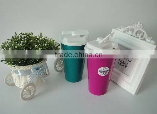 Top level hot sale 2014 double wall coffee cups