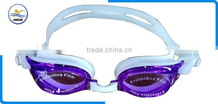 Good price silicone green swimming goggles for children