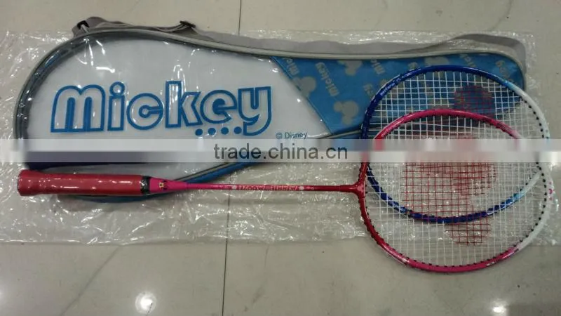 cheap badminton rackets set for Europe market