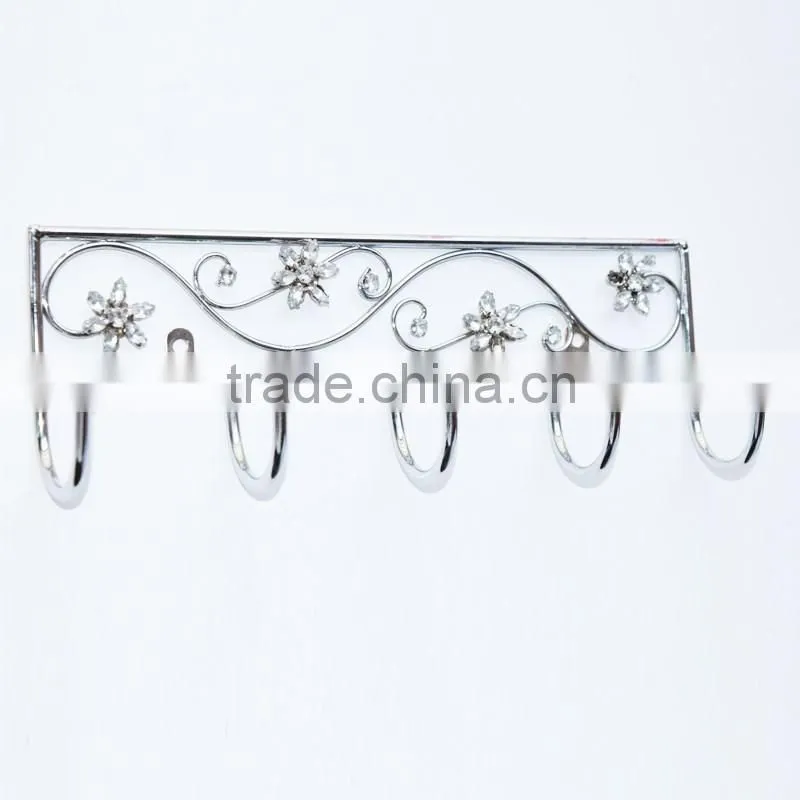 Beautiful Fashion Wholesale Curtain Wall Mount Hook, Metal Wall Hook Coat Hook
