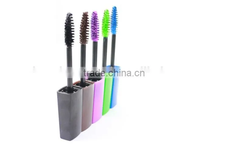 High quality Yorom waterproof color mascara in plastic tube hair color mascara Black Brown Purple Green Blue
