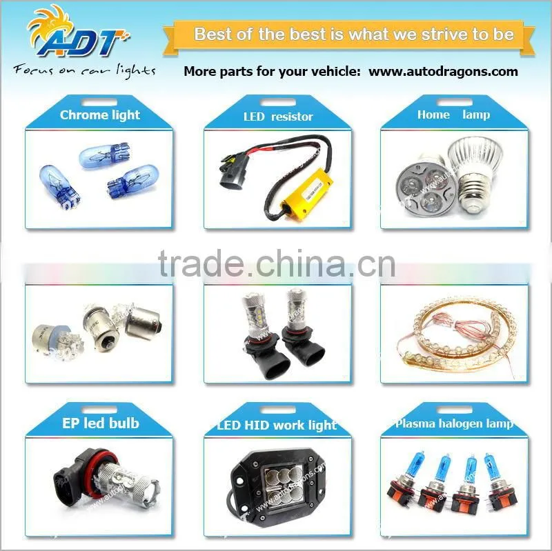 High quality p21w chrome amber chrome light