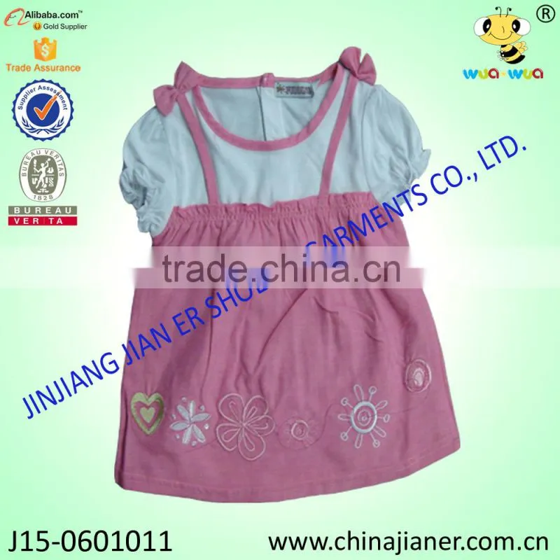 new model cheap wholesale Embroidered girl dresses