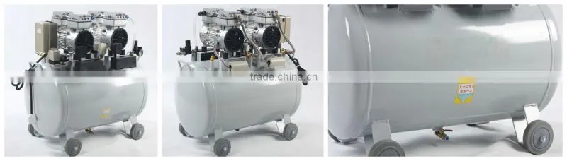8bar silent portable oil-less oil free piston airbrush electric AC mini compressor