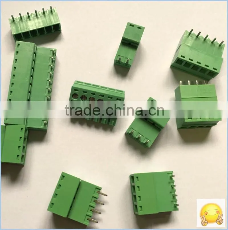 Factory price Connector Green 5.08 5.00 mm wire connecting wp push socket terminal block