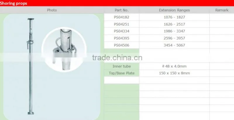 china gold supplier produce shoring prop nut