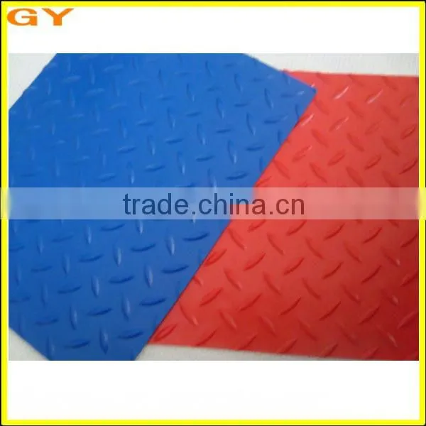 anti-slip pvc coin plastic flooring