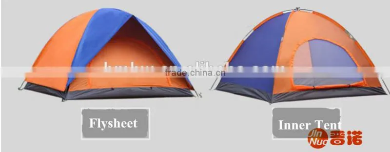 3 person double layers single door outdoor travelling tent