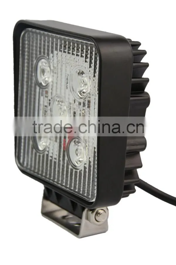 well sell 15W Epistat Squar work light led spot flood beam for Off road, SUV, 4WD IP67