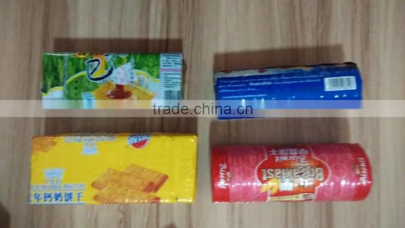 New Product Trayless On Edge Automatic Envelope Type Biscuit Wrapping/Packing Machine