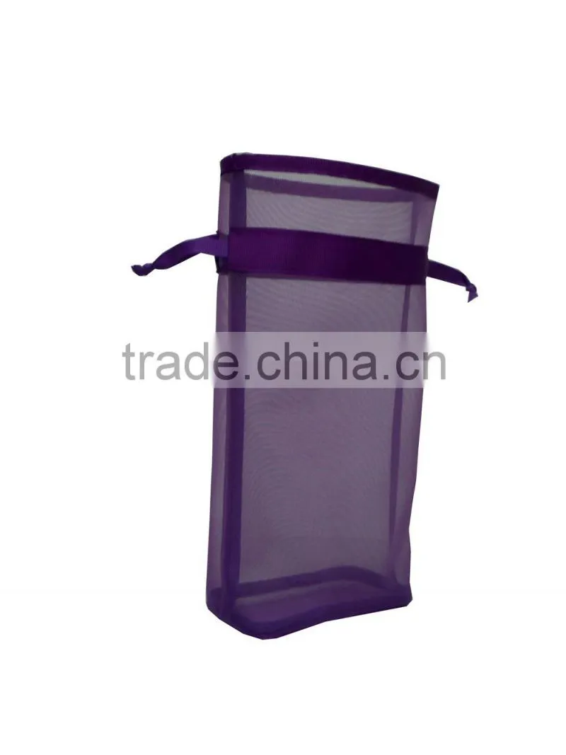 New arrival wholesale mesh drawstring bag for Lady 2016, blue mesh for body