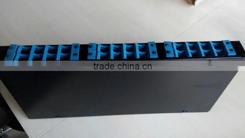 drawer trpy sliding fiber optic patch panel 24 ports,24 ports fiber optic terminal box