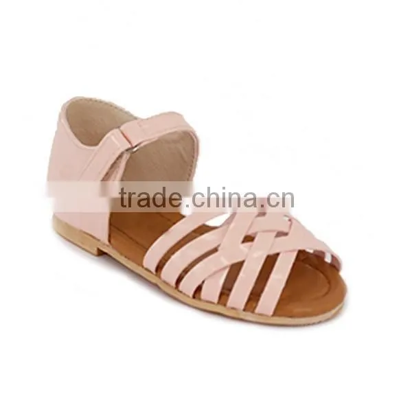 Guangzhou Supplier Heel Closed Safety Girls Kids Sandals in Pink