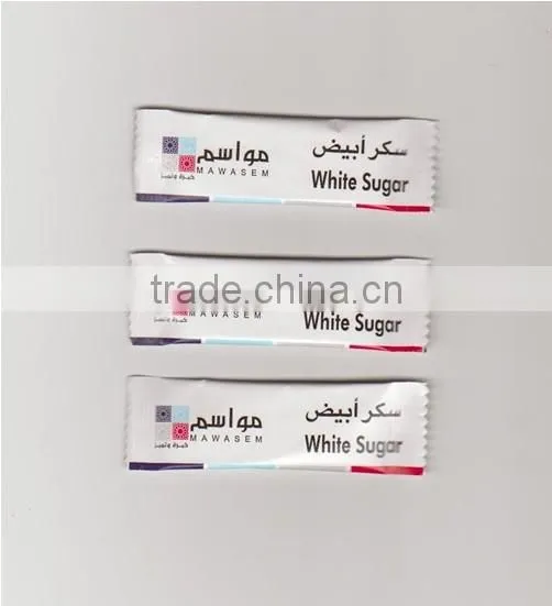 Food grade sugar packaging pe coated sachet paper in rolls