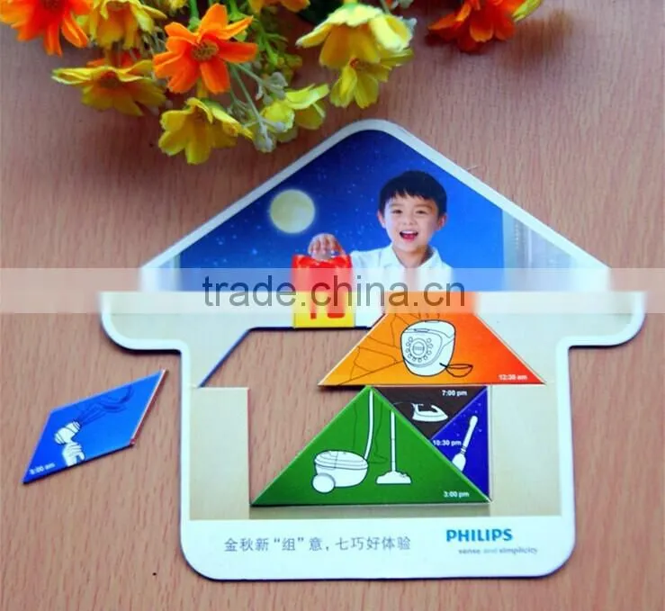 Creative fridge magnet puzzle toys for kids