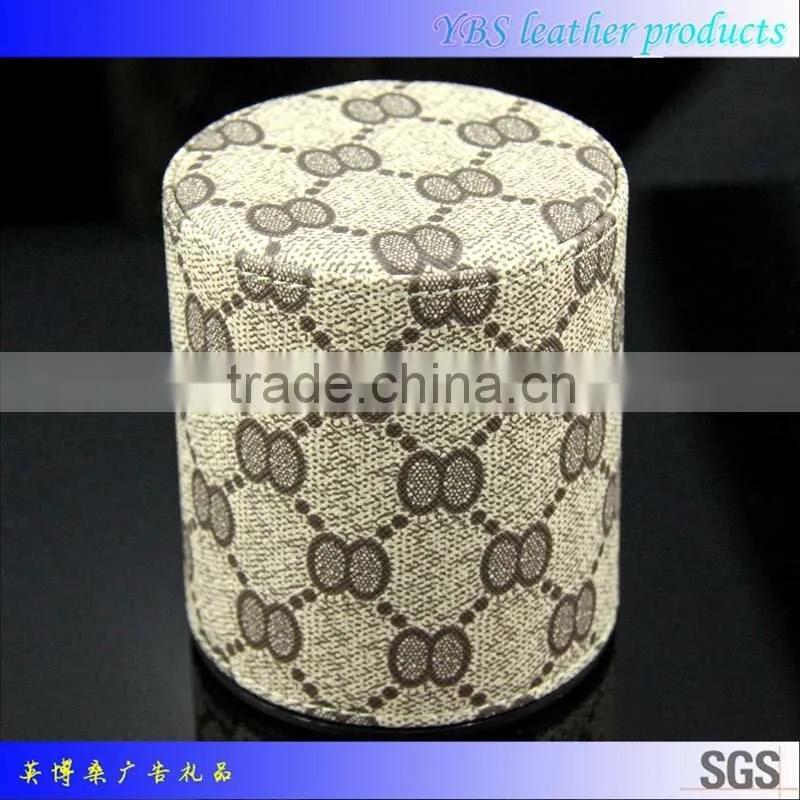 custom genuine leather dice cup personalized