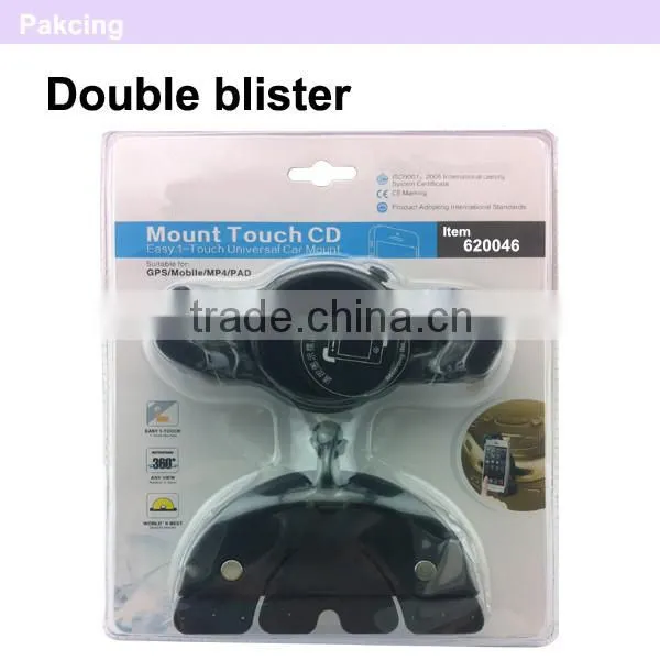 360 rotation car phone holder fixed on the CD mouth