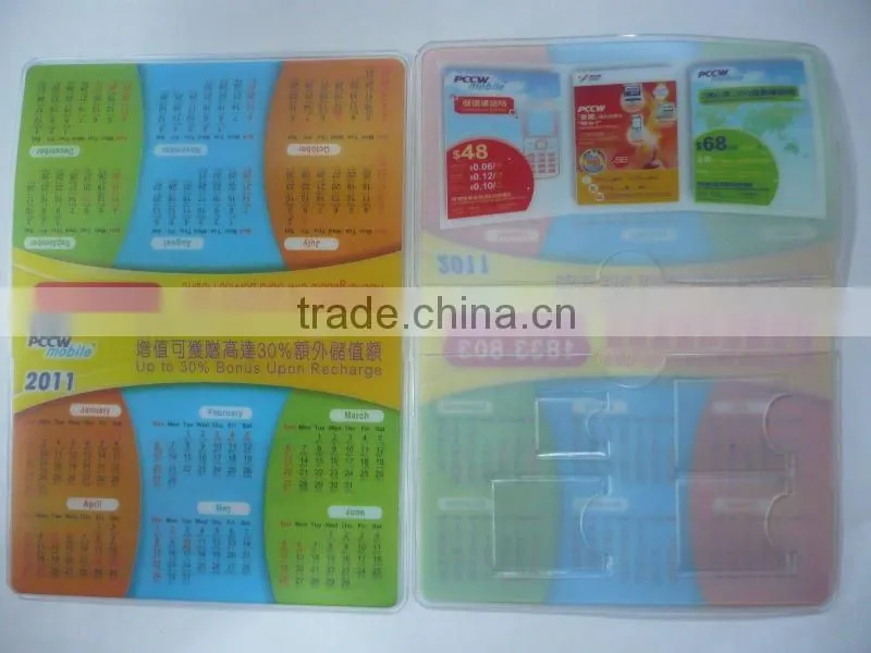 2011 Fashion PVC card holder