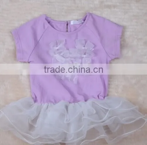 Factory Custom Hot Lace Sunshine Dress Girl Favorite Short Sleeve Casual Angel Dresses For Kids