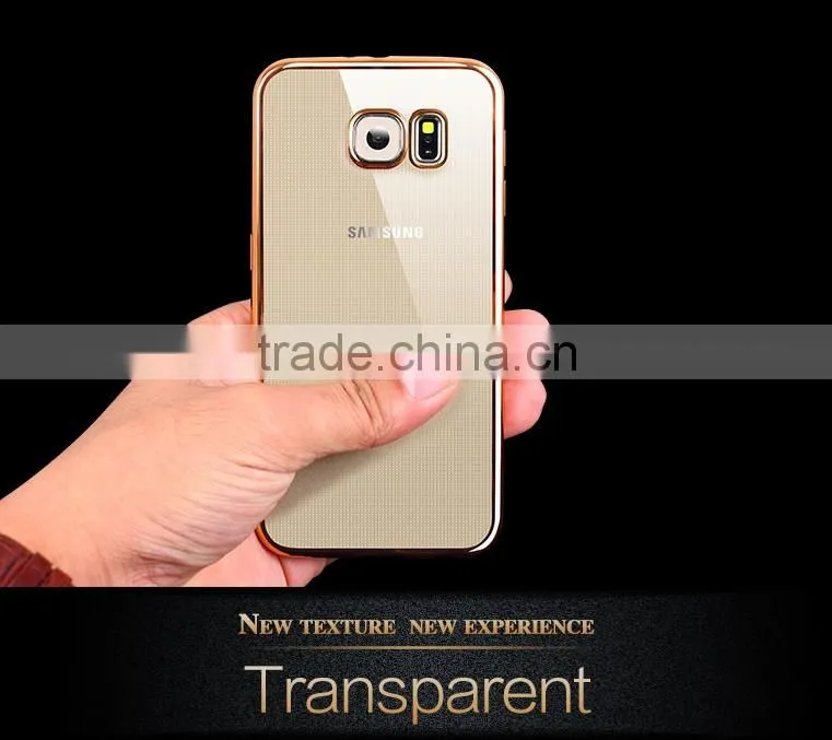 Free Samples Clear case cover for samsung galaxy s6 edge plus soft tpu case