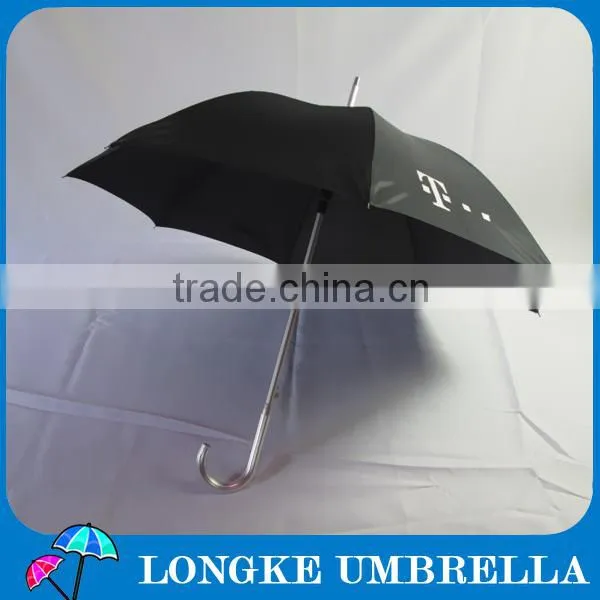 24" promotional umbrella black color aluminum umbrella for advertsing